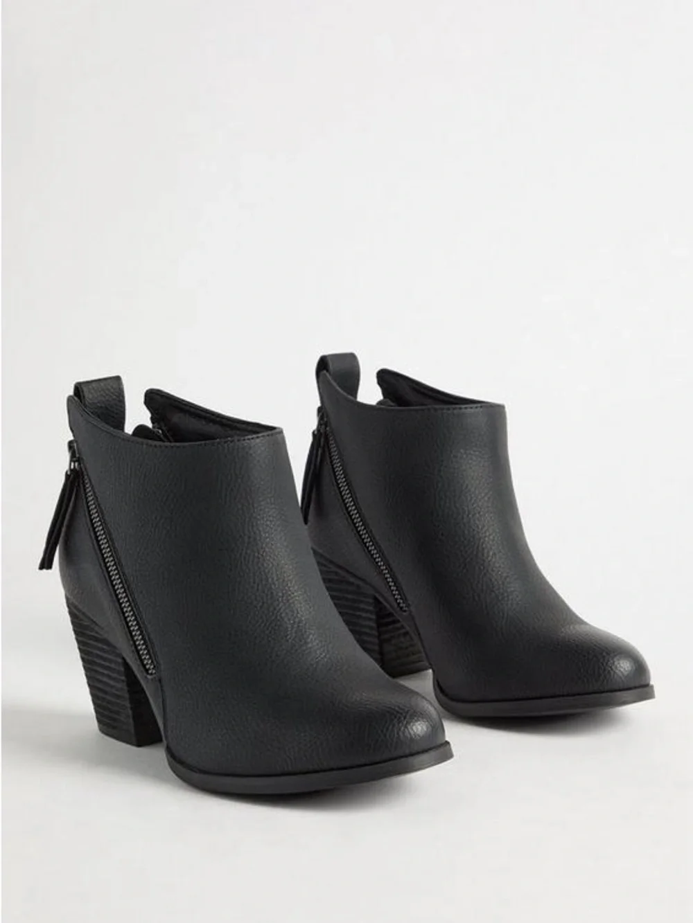 Torrid Side Zip Heel Bootie Ankle Boot Size 10.5 WW